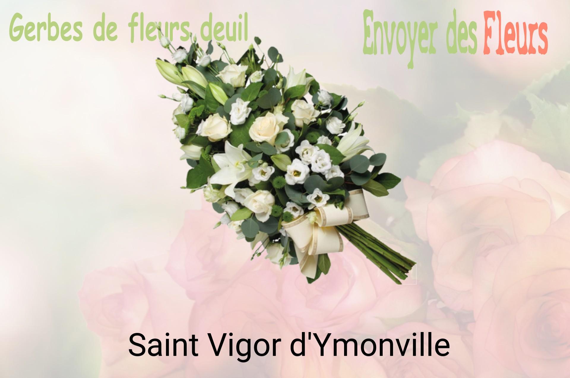Gerbe de fleurs de deuil livrée à Saint-Vigor-d'Ymonville
